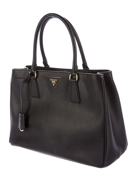 prada saffiano lux tote medium size|prada large tote bag black.